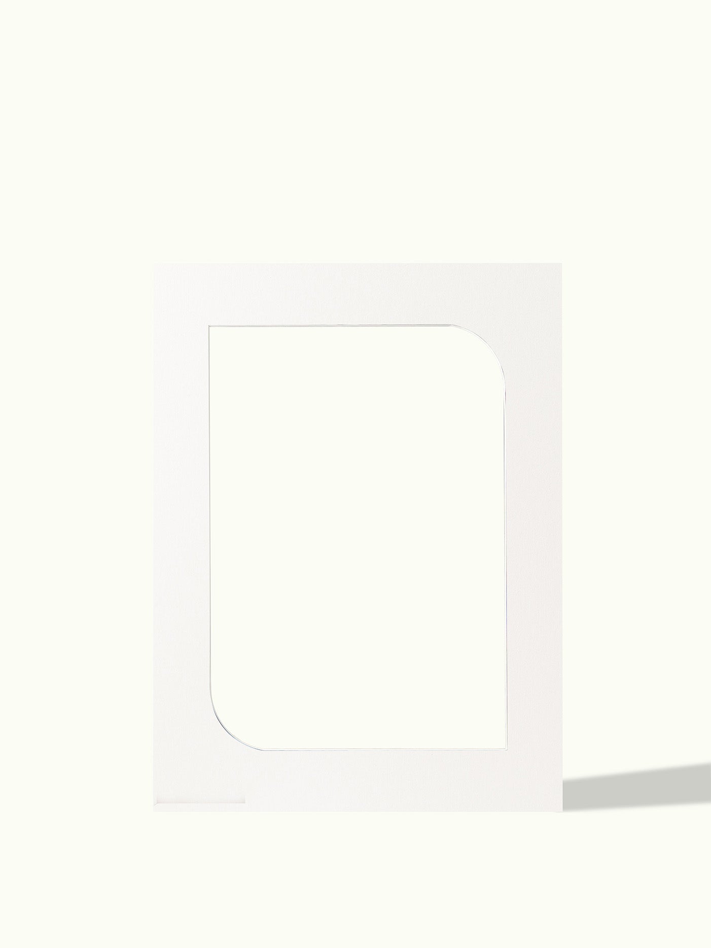 Ronde hoeken frame, organische vorm - passe-partout