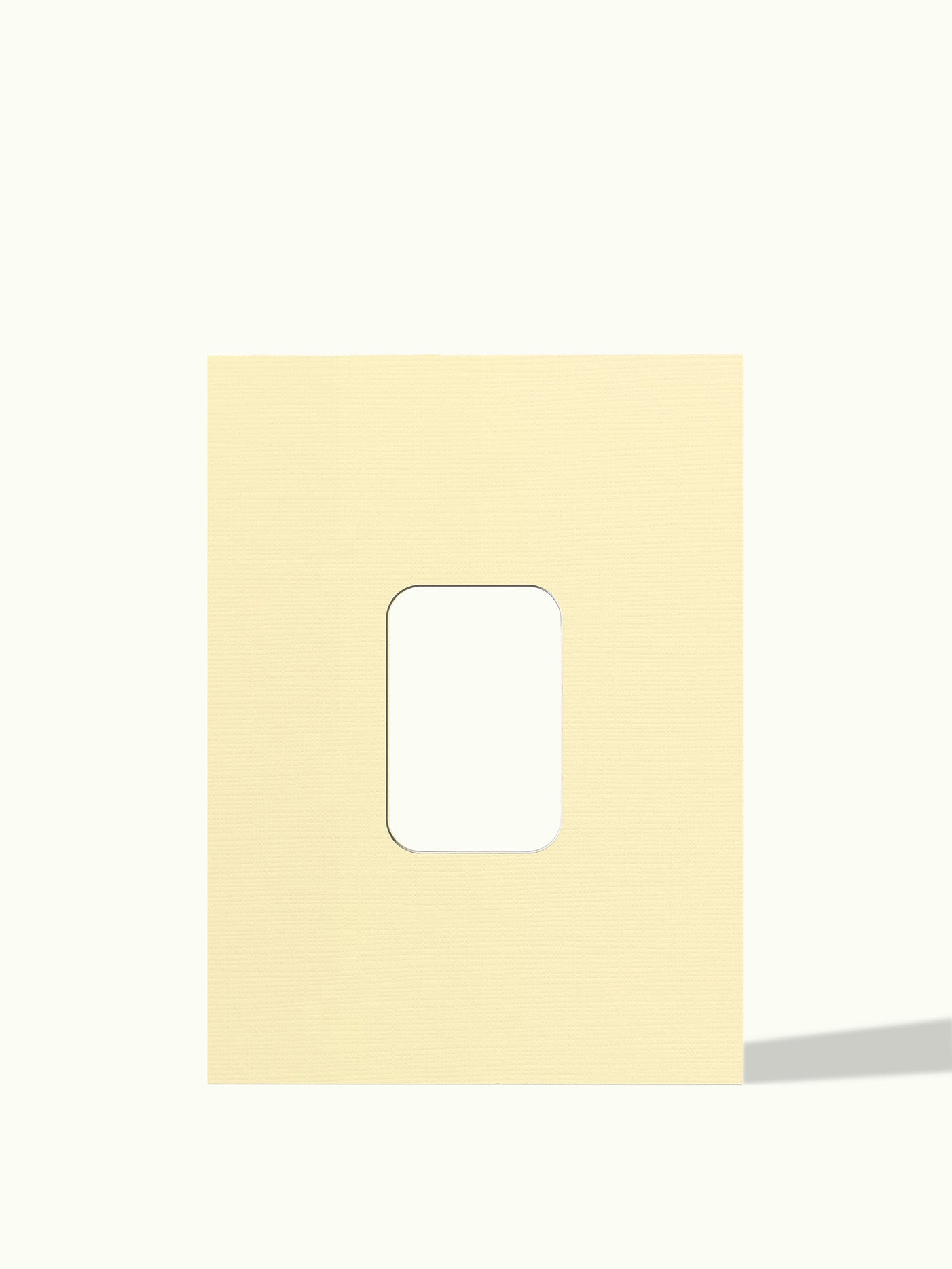 Wavy frame organic shape - passe-partout