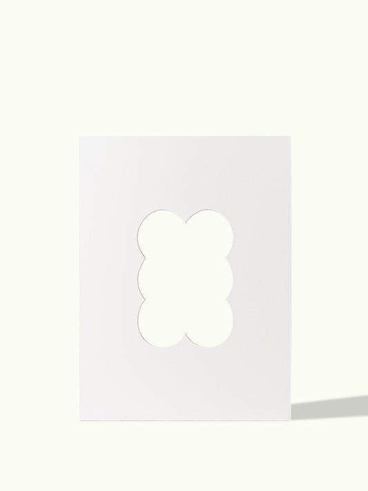 Wolk organische vorm - passe-partout