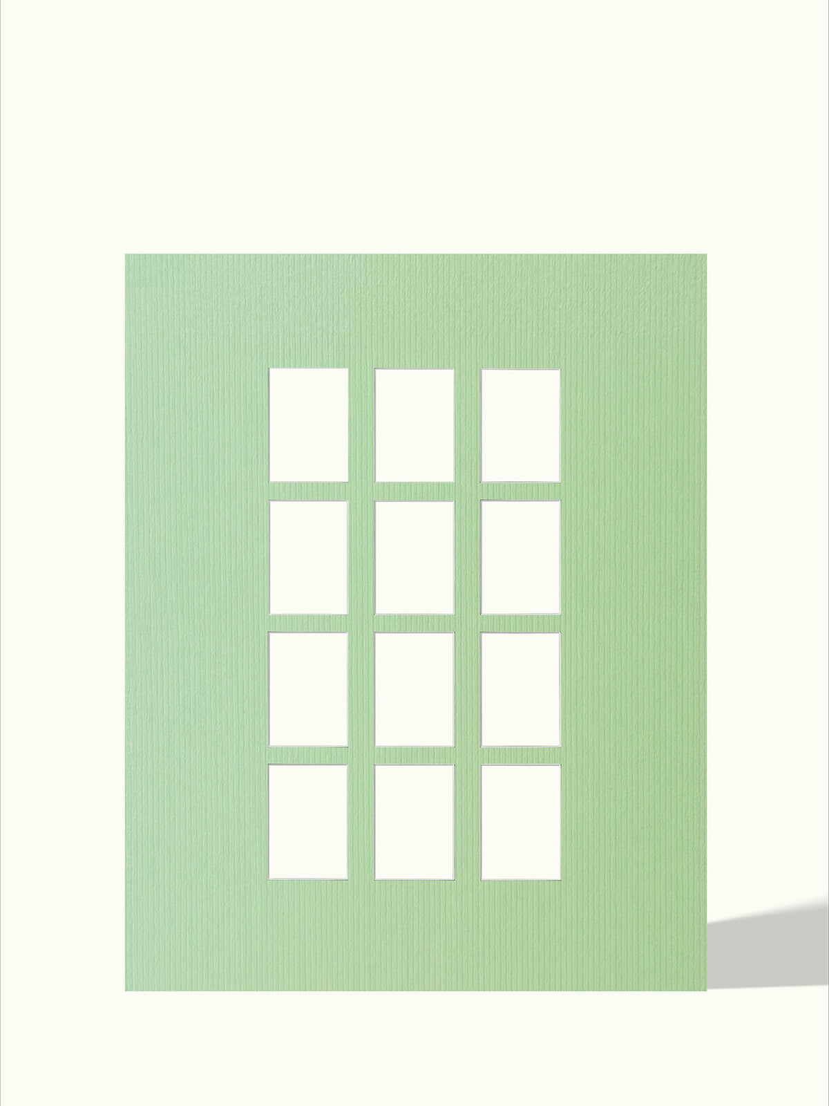 12x Polaroid Instax passe-partout, kleur Sage Green, voor Polaroid mini, 40x50 cm