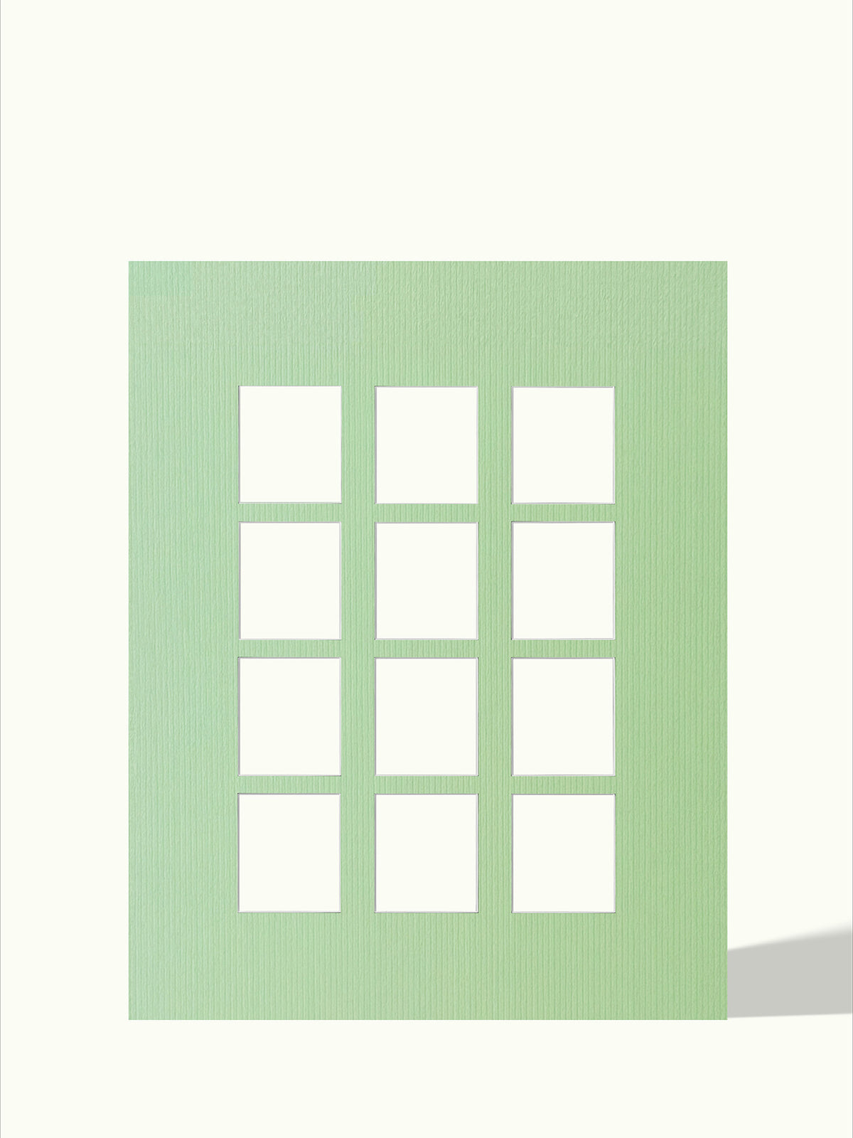 12x Polaroid Instax passe-partout, kleur Sage Green, voor Polaroid square