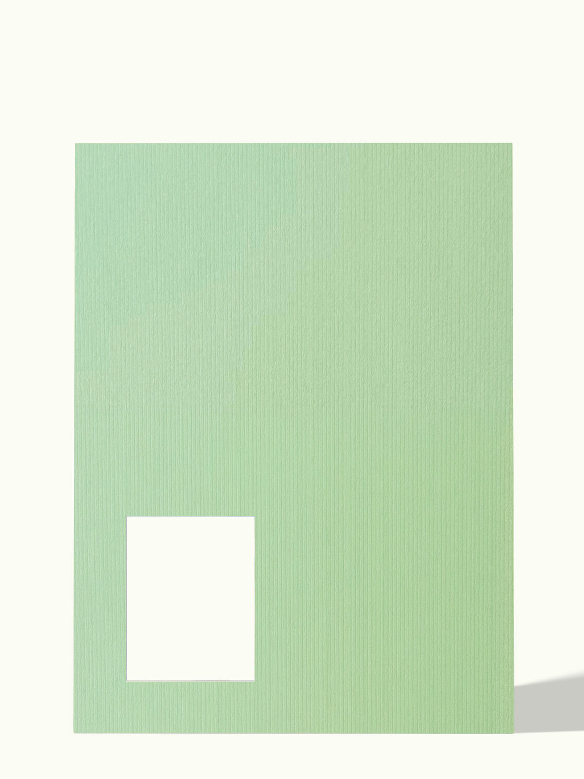 15x20 foto passe-partout in de hoek, 50x70 cm, kleur Sage Green