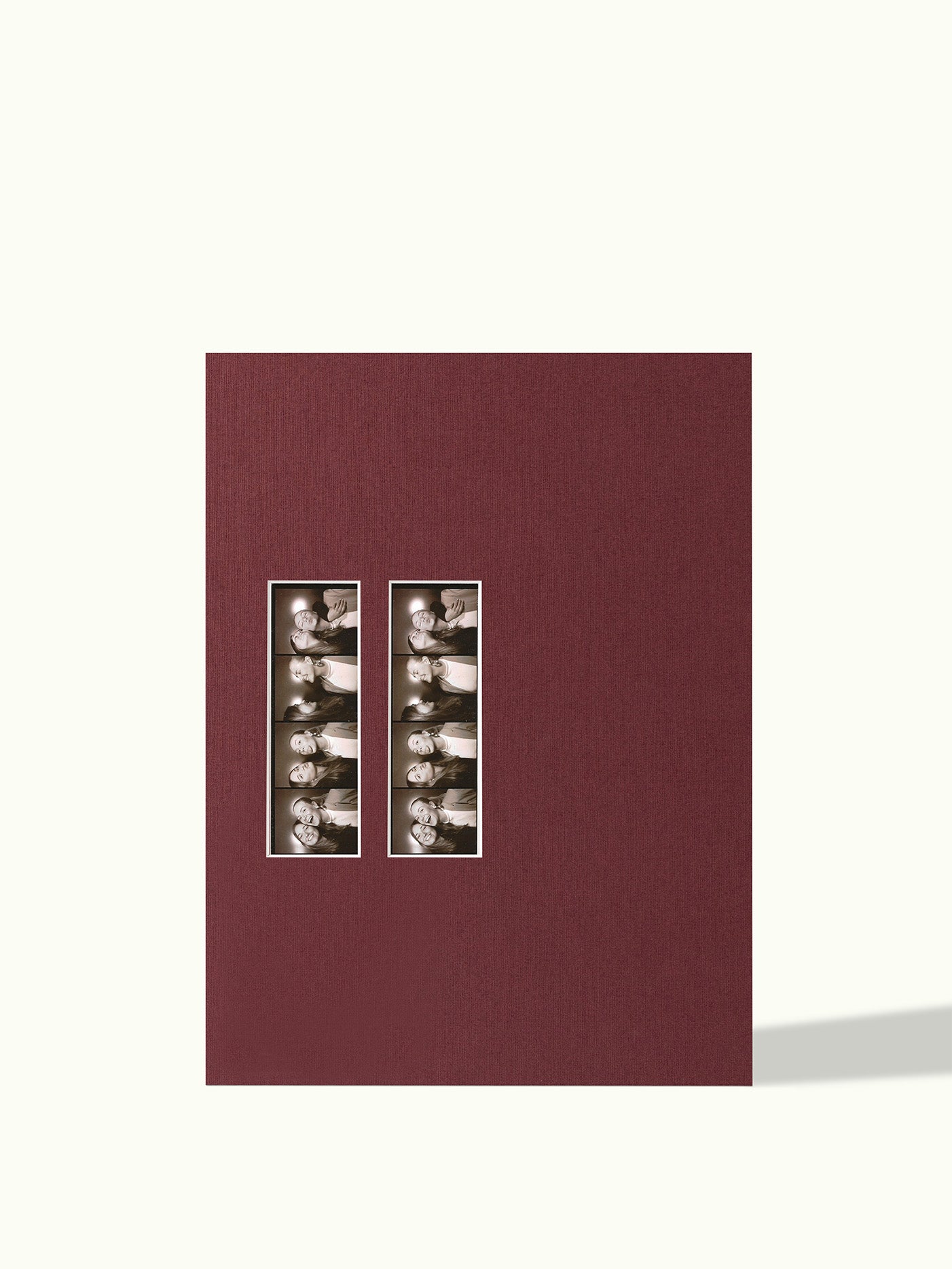 2x Fotostrip (kioskfoto) off-center - passe-partout