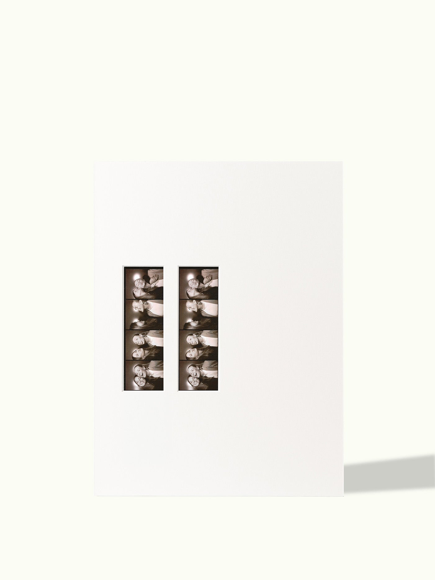 2x Fotostrip (kioskfoto) off-center - passe-partout
