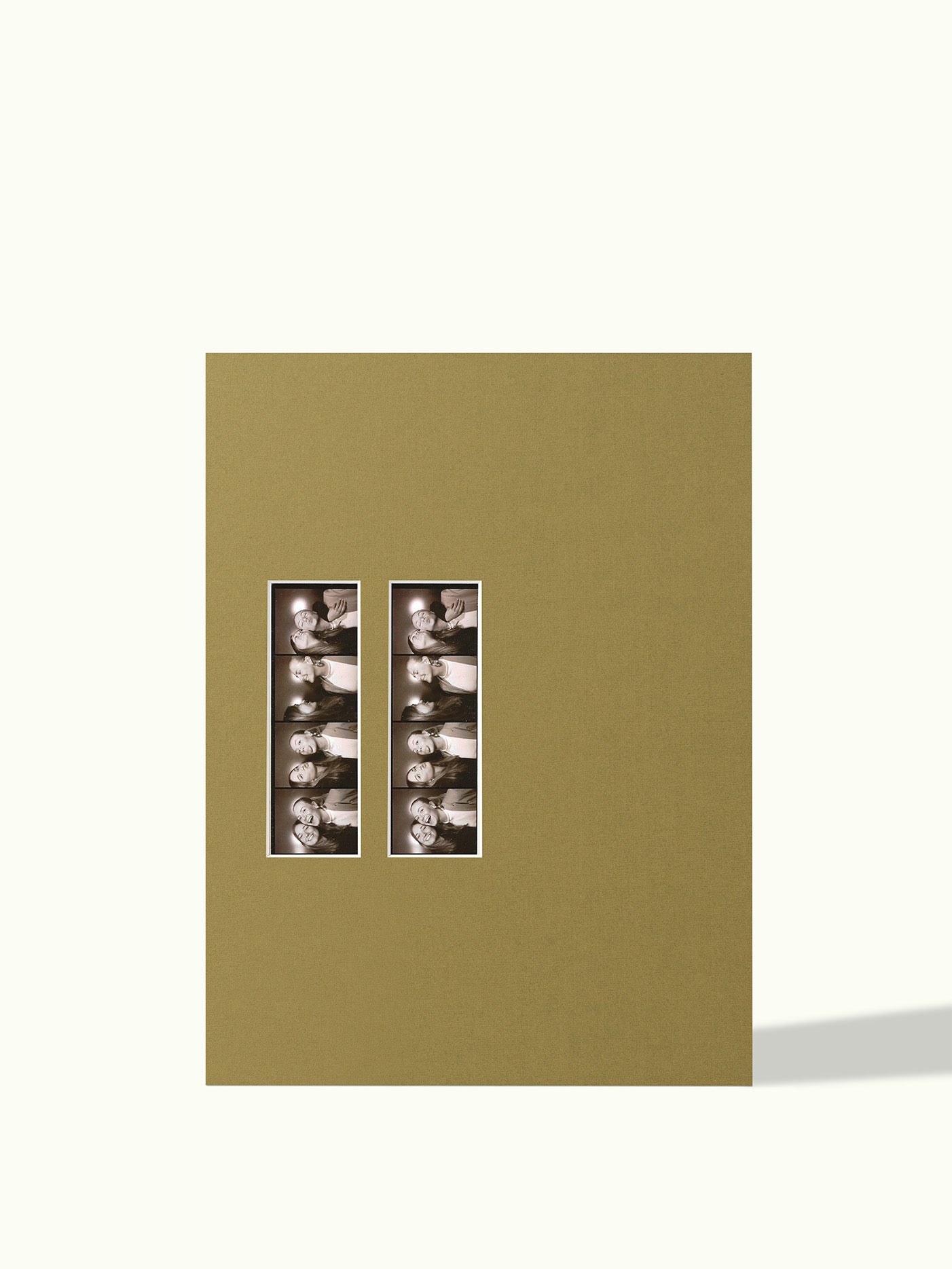 2x Fotostrip (kioskfoto) off-center - passe-partout