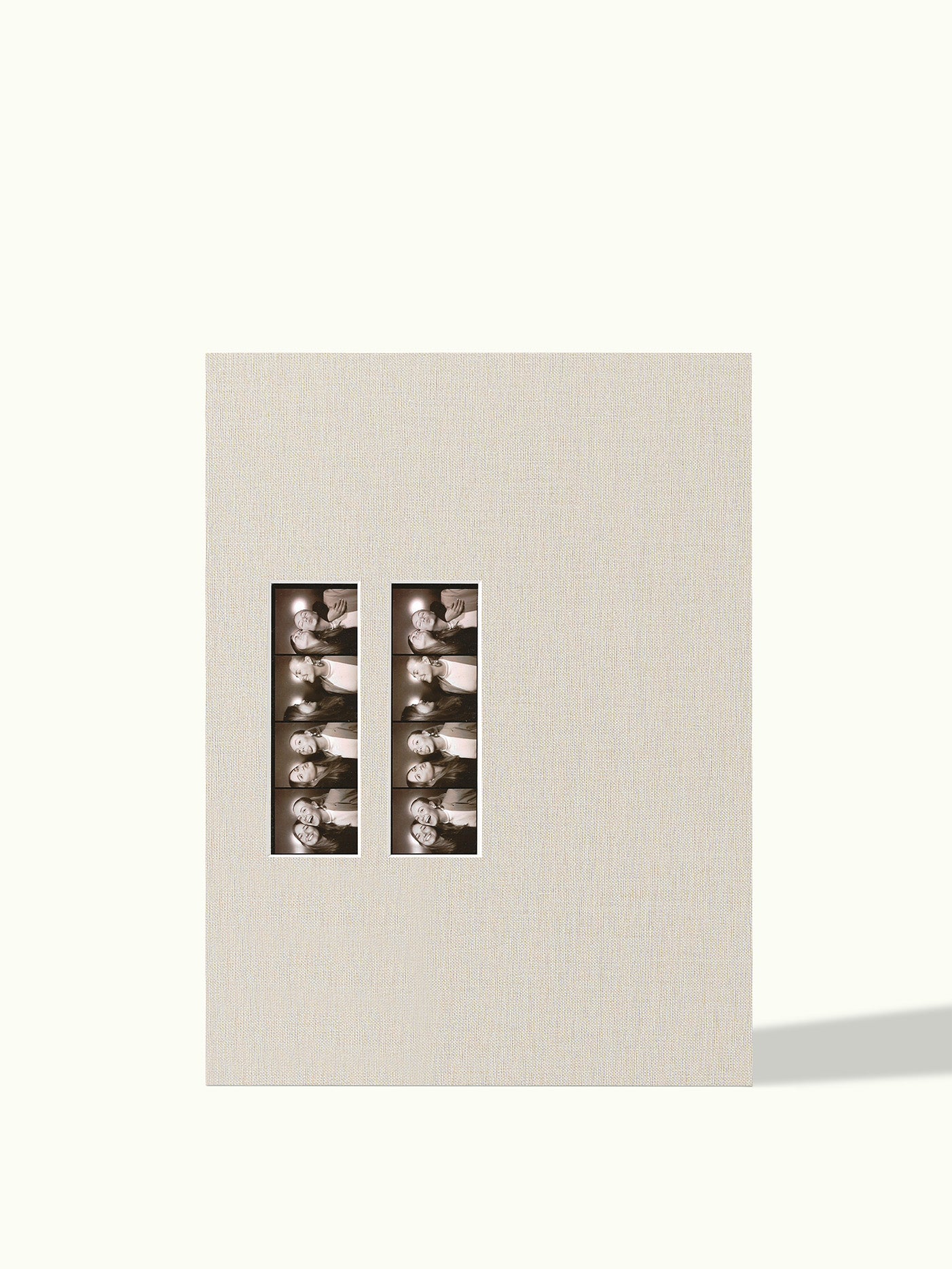 2x Fotostrip (kioskfoto) off-center - passe-partout