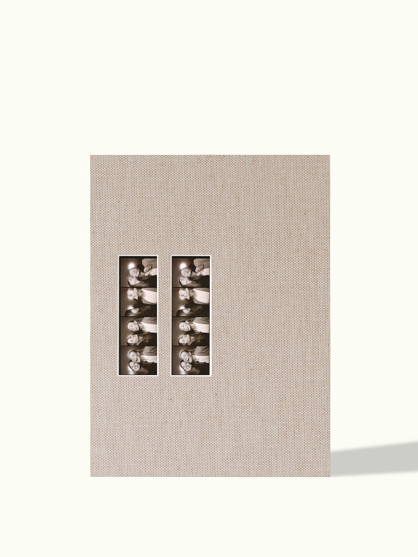 2x Fotostrip (kioskfoto) off-center - passe-partout