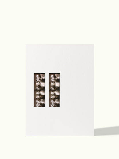 2x Fotostrip (kioskfoto) off-center - passe-partout