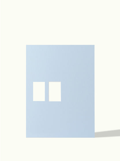 2x Polaroid Instax mini off-center - passe-partout