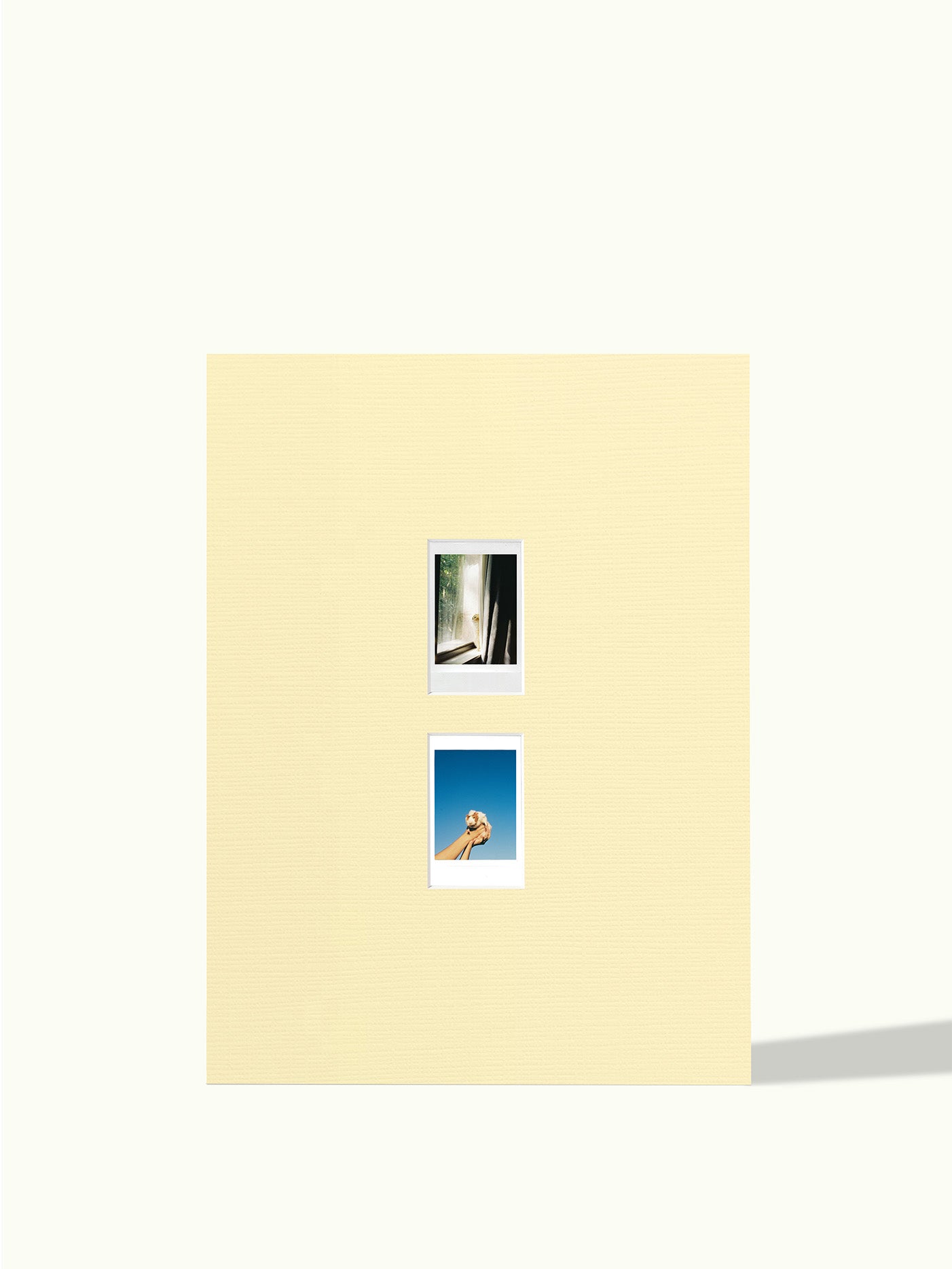 Verticale Polaroid reeks (2,3,4 foto's)