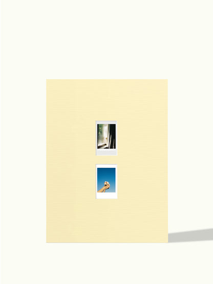 Verticale Polaroid reeks (2,3,4 foto's)