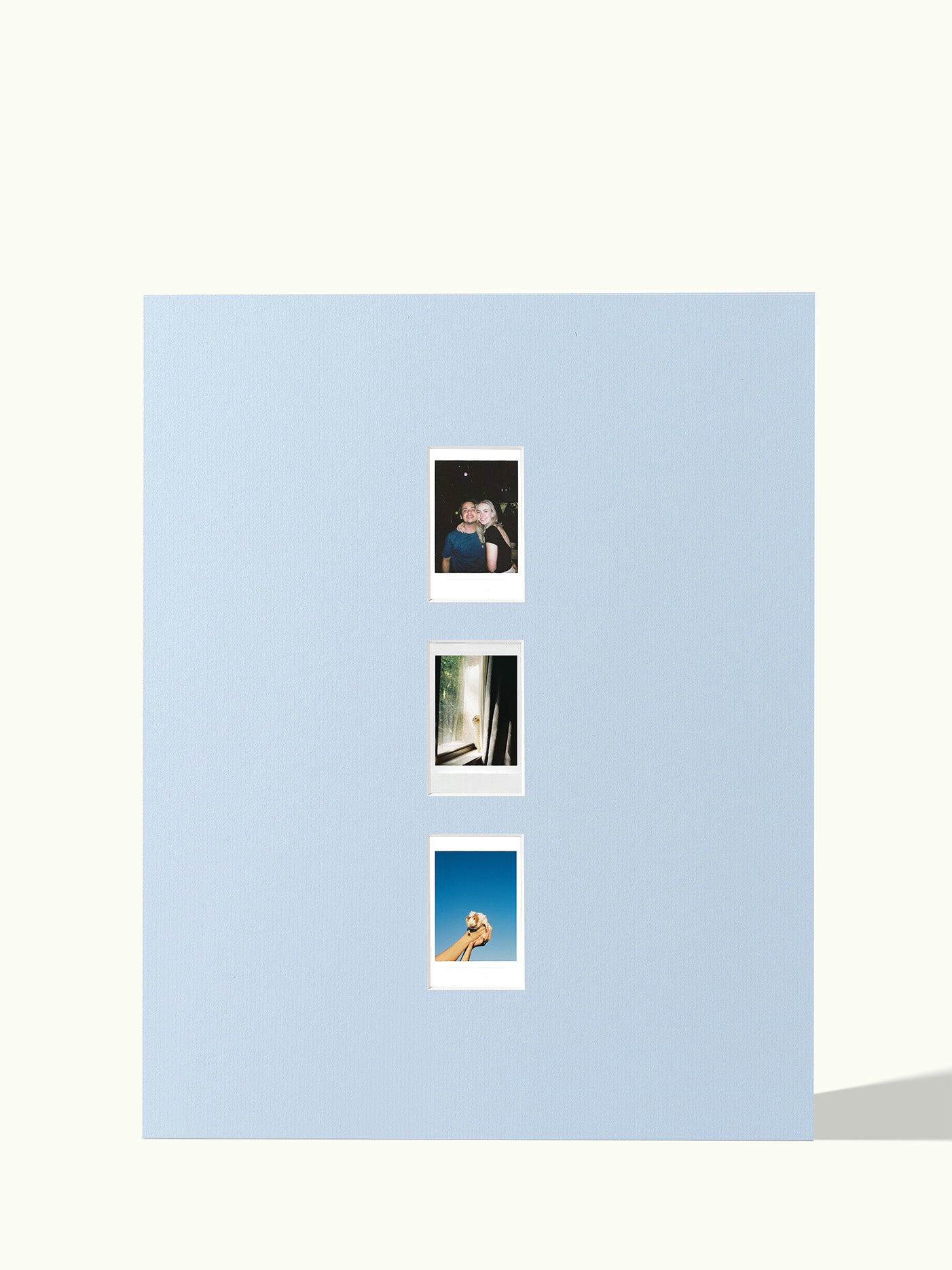 Verticale Polaroid reeks (2,3,4 foto's)