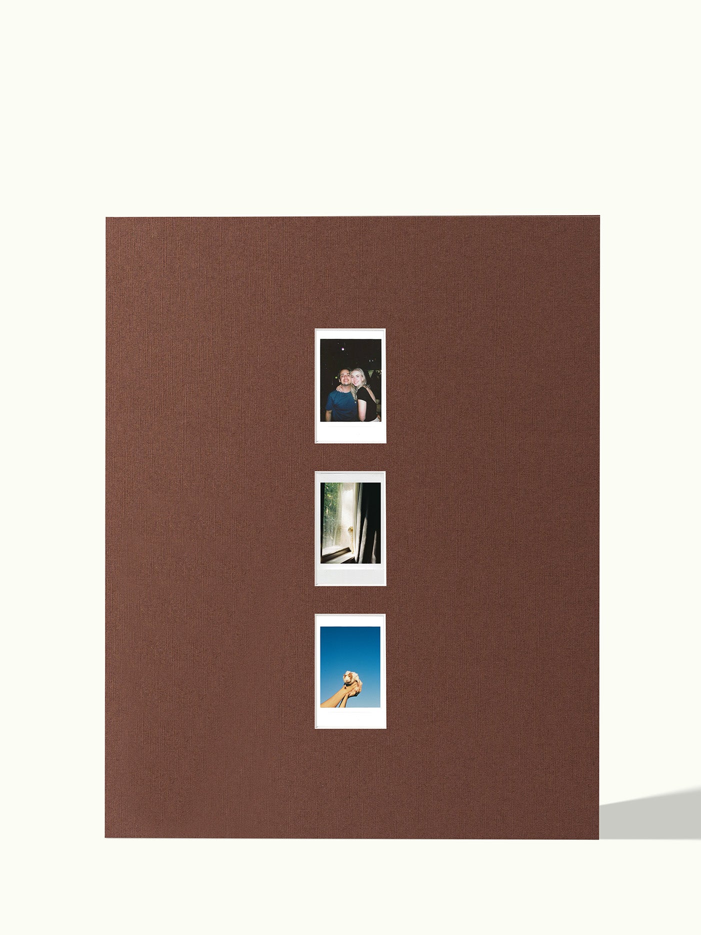 Verticale Polaroid reeks (2,3,4 foto's)