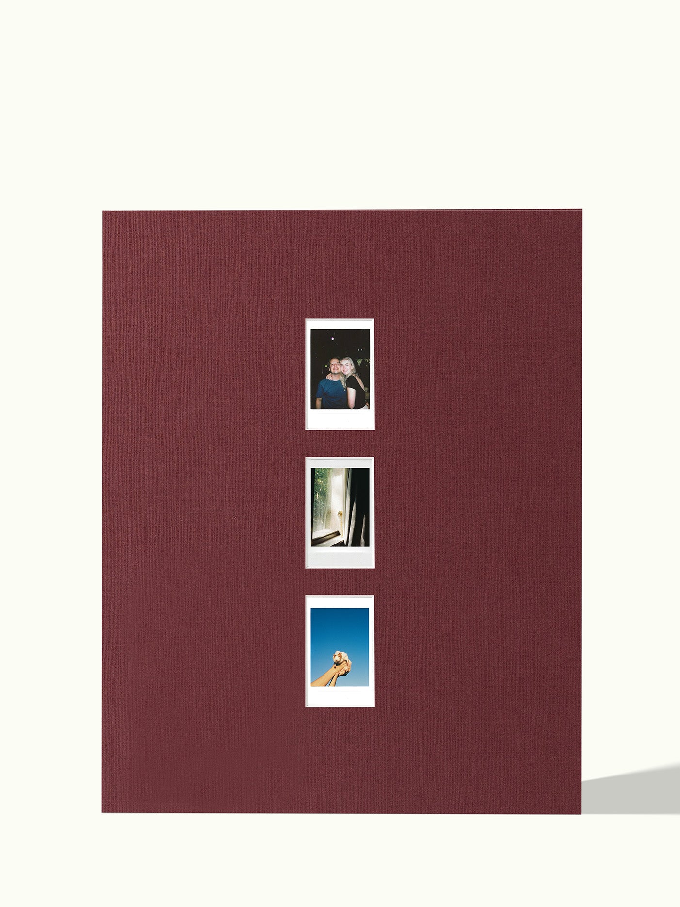 Verticale Polaroid reeks (2,3,4 foto's)