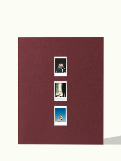 Verticale Polaroid reeks (2,3,4 foto's)