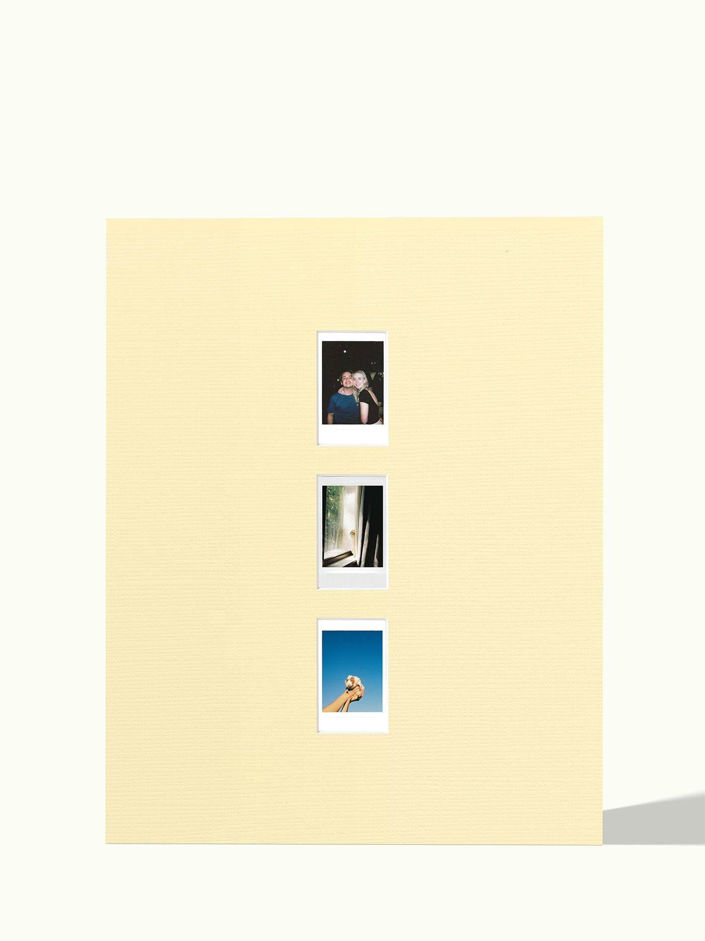 Verticale Polaroid reeks (2,3,4 foto's)