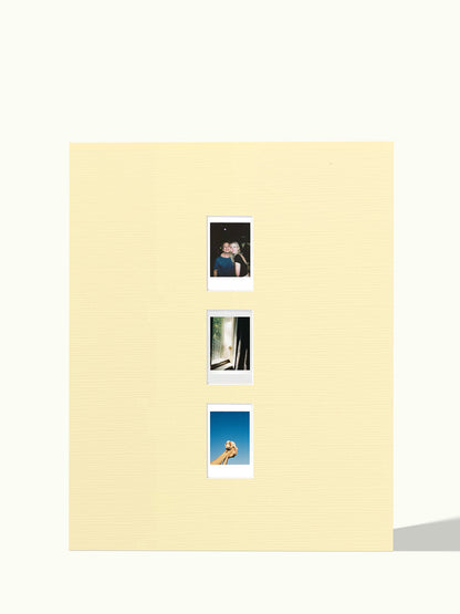 Verticale Polaroid reeks (2,3,4 foto's)
