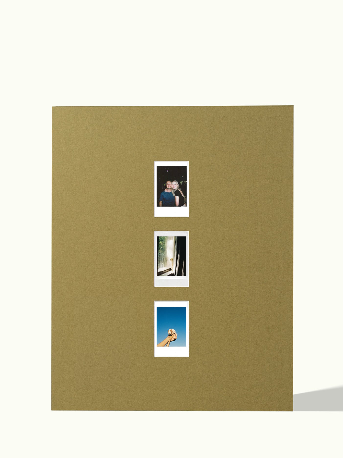 Verticale Polaroid reeks (2,3,4 foto's)