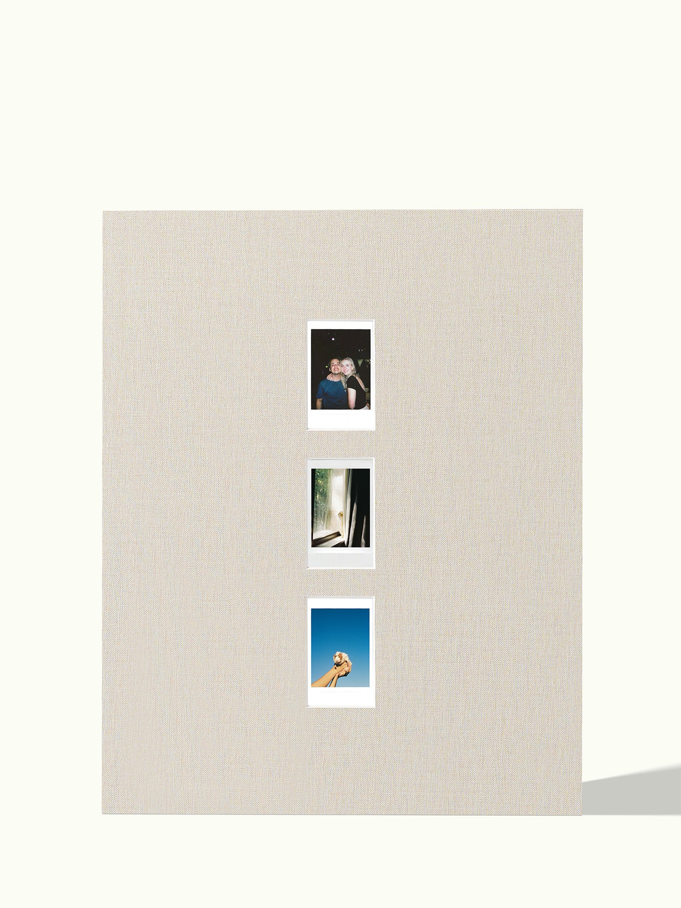 Verticale Polaroid reeks (2,3,4 foto's)