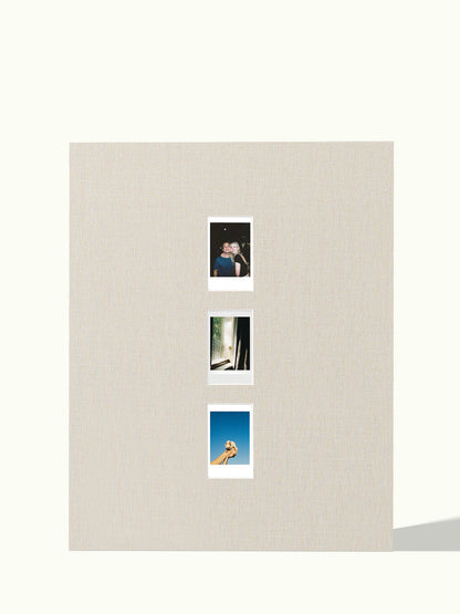 Verticale Polaroid reeks (2,3,4 foto's)