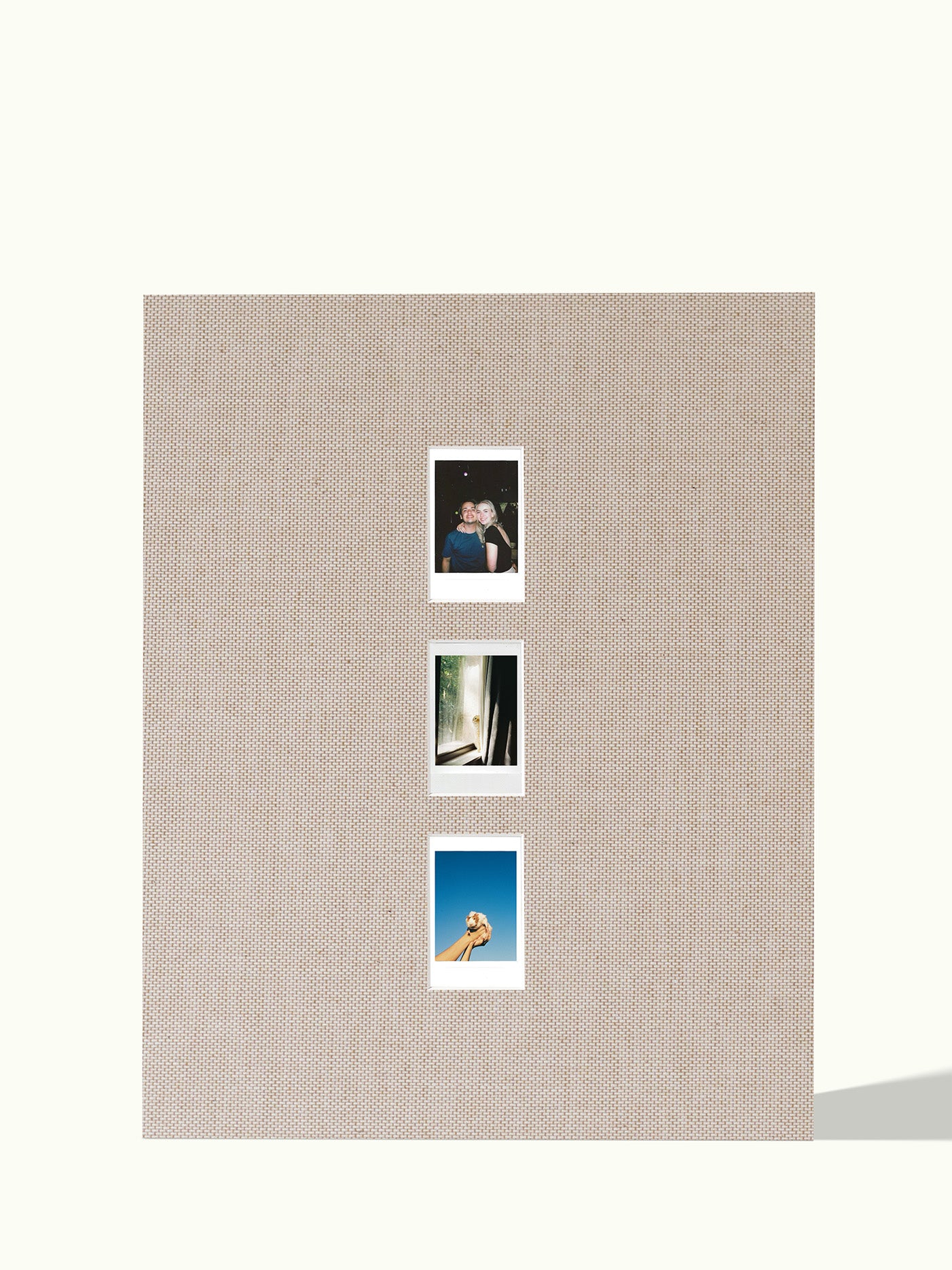Verticale Polaroid reeks (2,3,4 foto's)