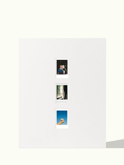 Verticale Polaroid reeks (2,3,4 foto's)
