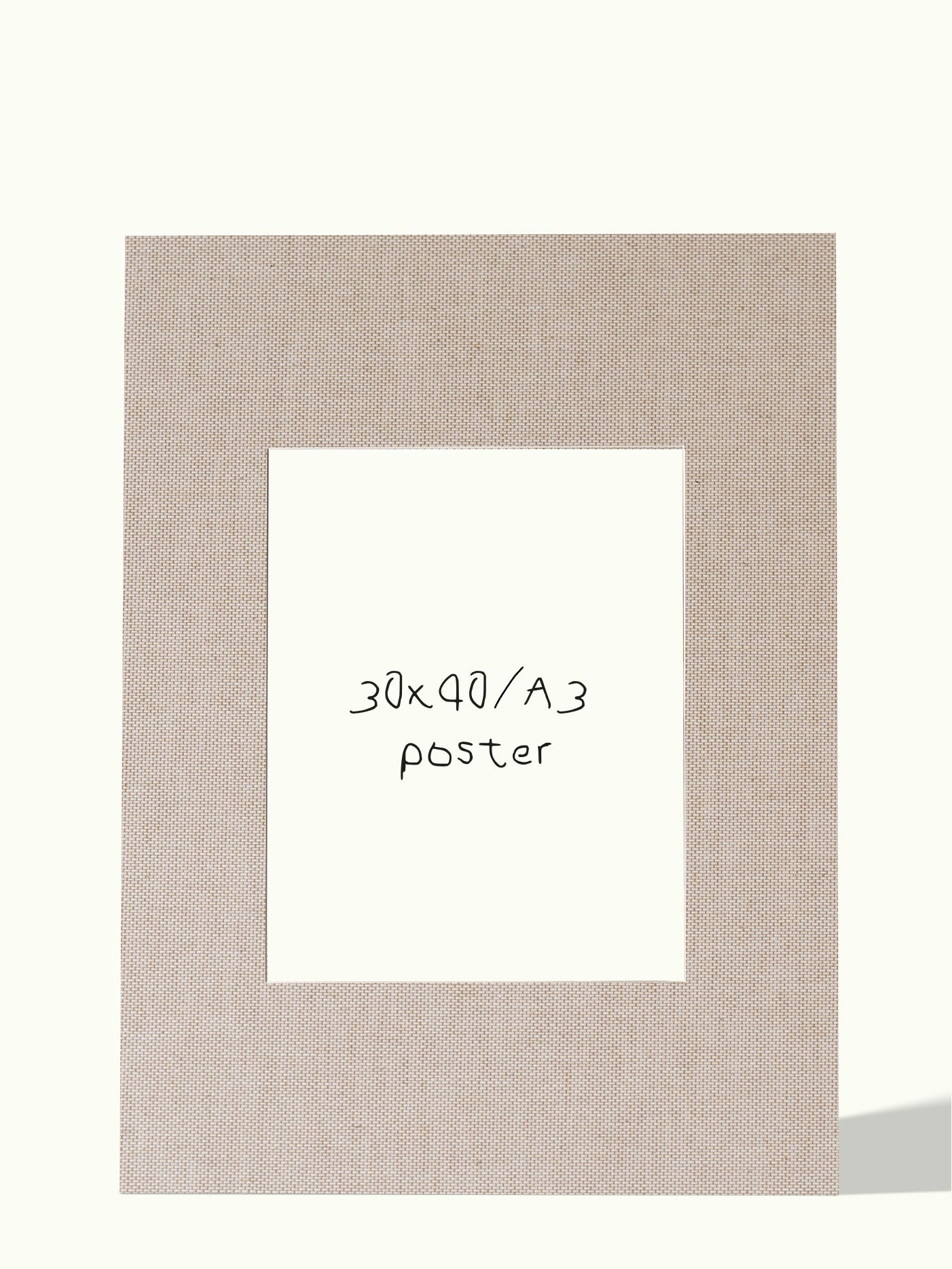 50x70cm passe-partout voor 30x40cm poster