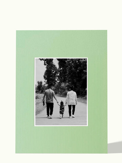 30x40 poster passe-partout, centered, 50x70 cm, colour Sage Green