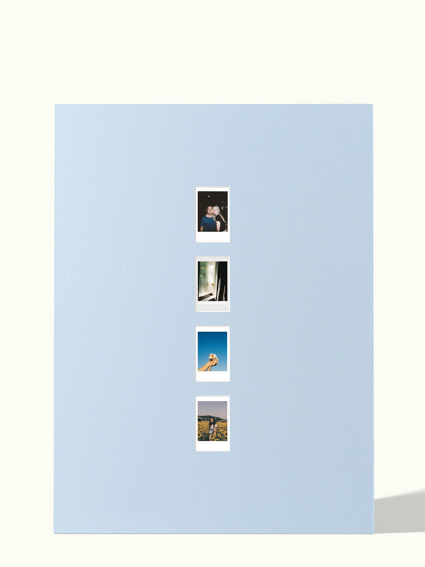 Verticale Polaroid reeks (2,3,4 foto's)