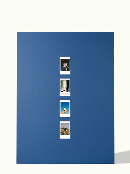 Verticale Polaroid reeks (2,3,4 foto's)