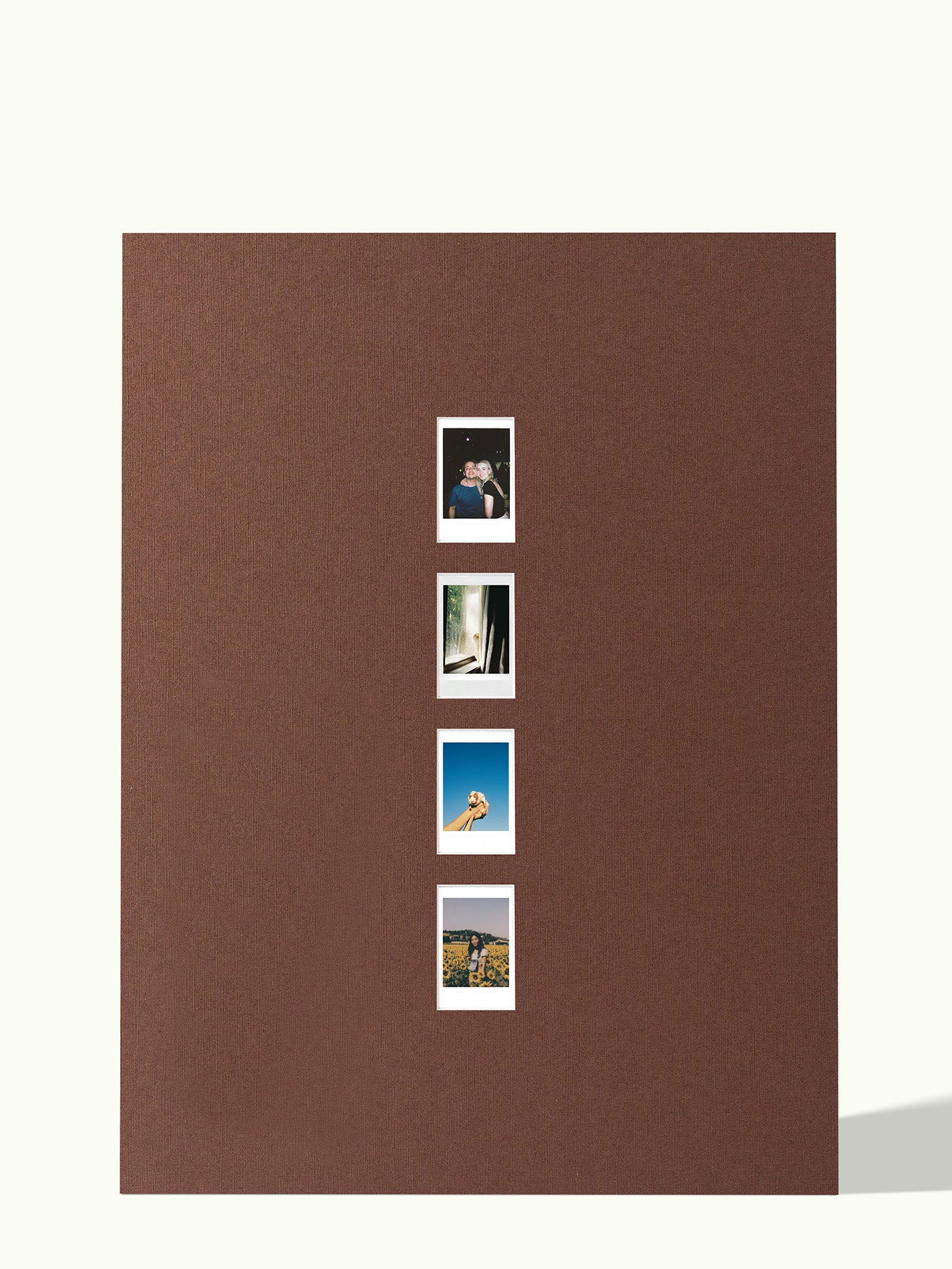 Verticale Polaroid reeks (2,3,4 foto's)