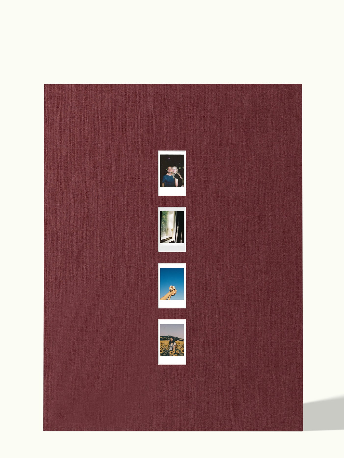 Verticale Polaroid reeks (2,3,4 foto's)