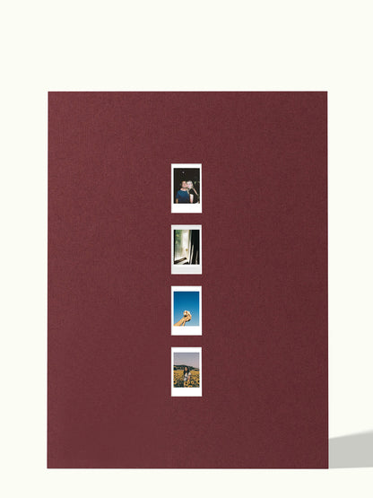 Verticale Polaroid reeks (2,3,4 foto's)