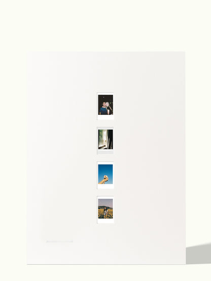 Verticale Polaroid reeks (2,3,4 foto's)
