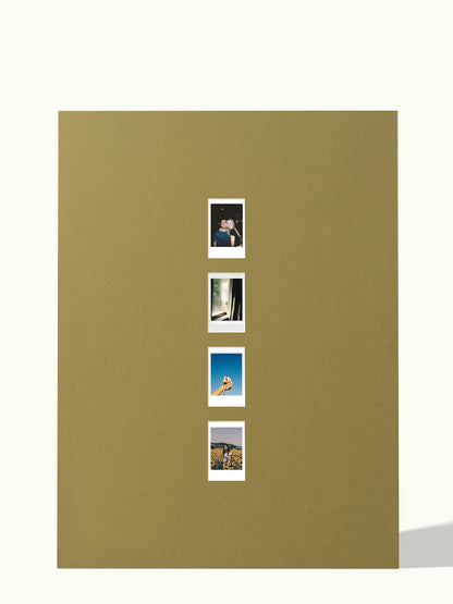Verticale Polaroid reeks (2,3,4 foto's)
