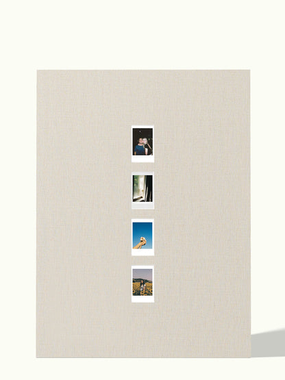 Verticale Polaroid reeks (2,3,4 foto's)