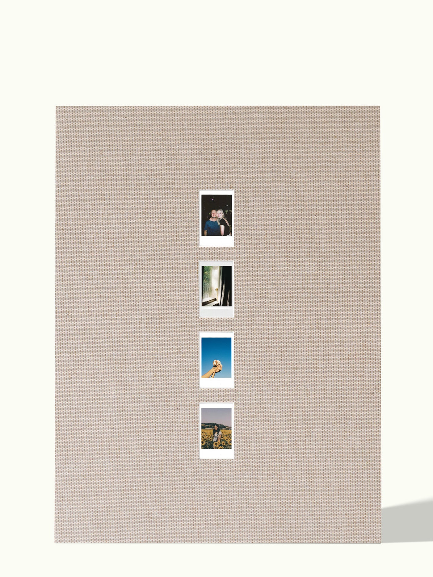Verticale Polaroid reeks (2,3,4 foto's)