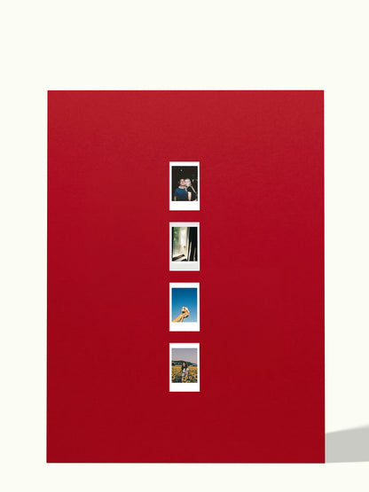 Verticale Polaroid reeks (2,3,4 foto's)