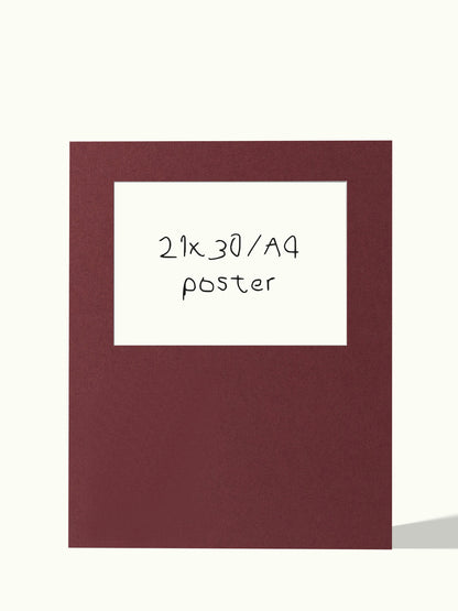 Standaard poster formaat 2 - passe-partout