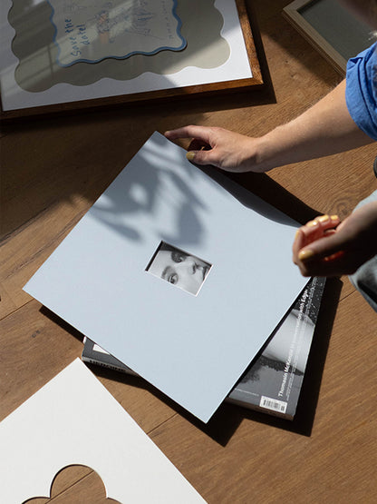 Schuine polaroid mini - passe-partout