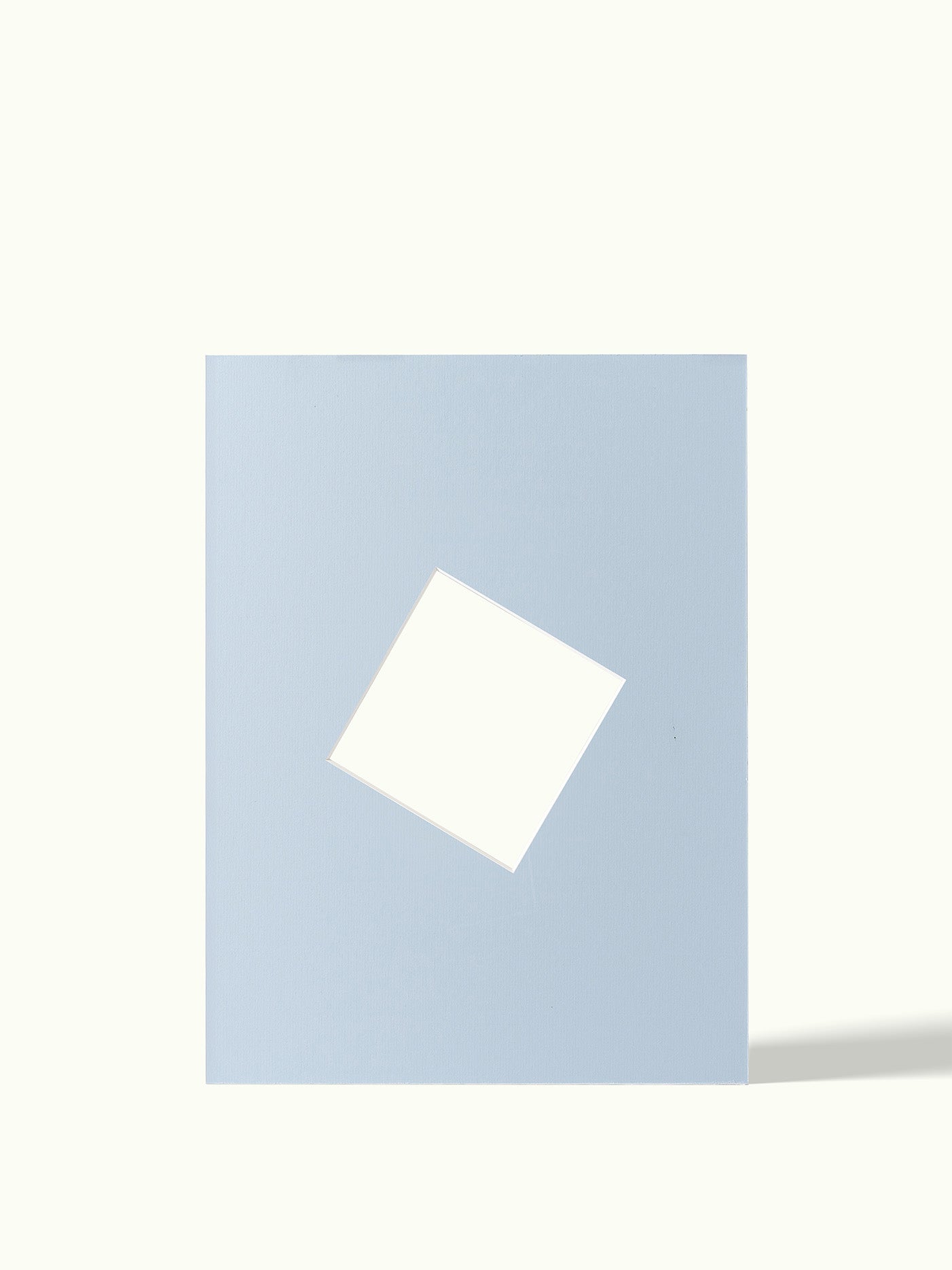 Schuine kubus, angled shape - passe-partout