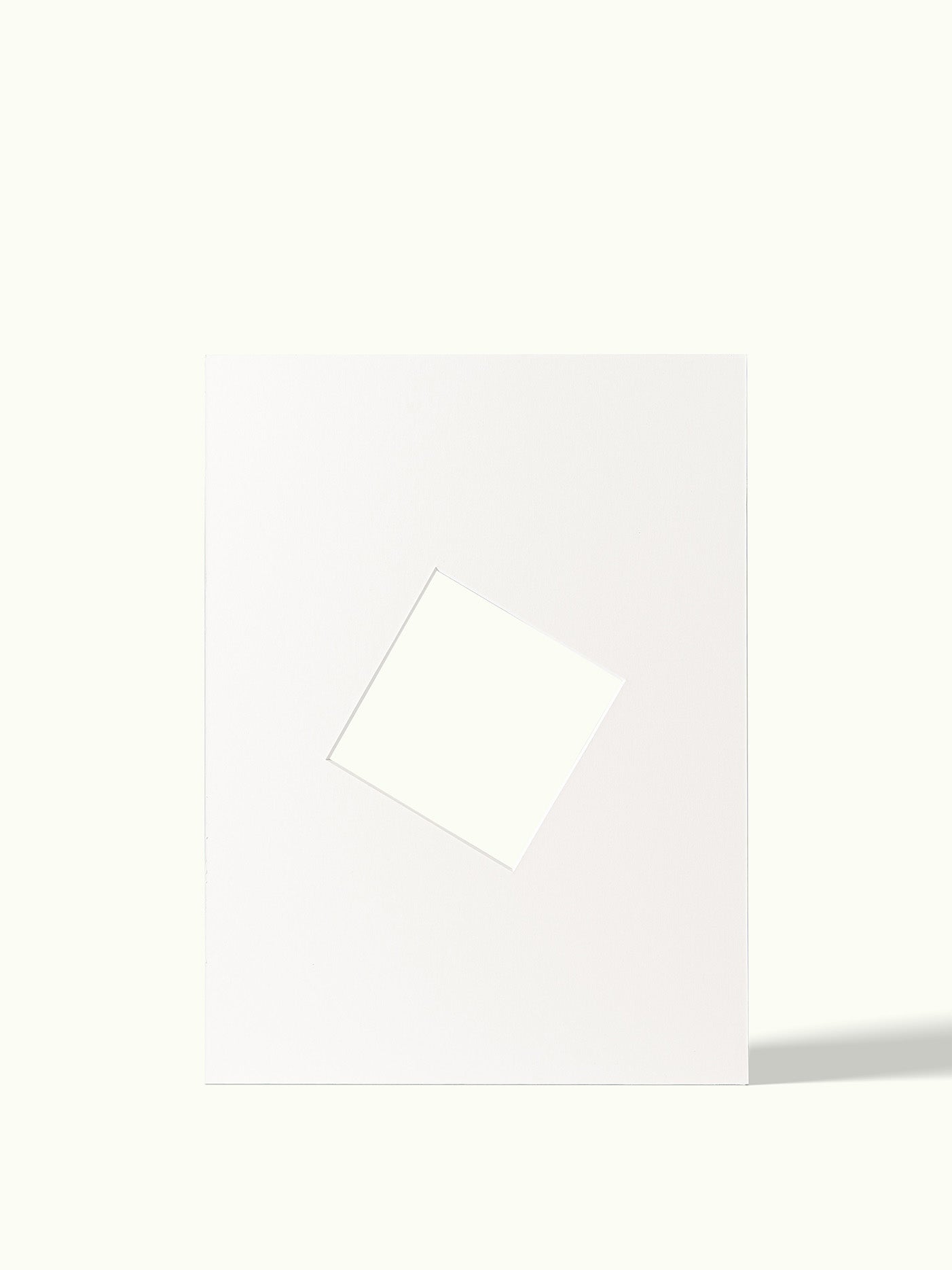 Schuine kubus, angled shape - passe-partout