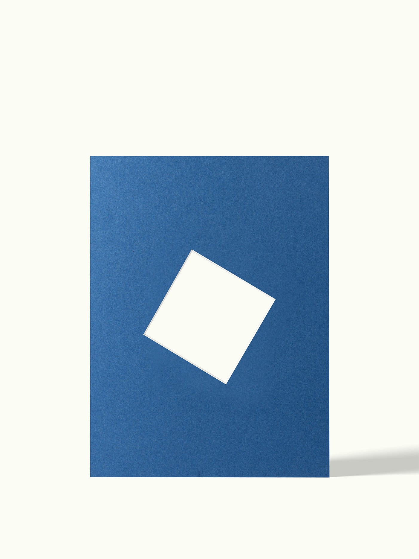 Schuine kubus, angled shape - passe-partout