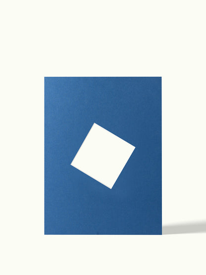 Schuine kubus, angled shape - passe-partout