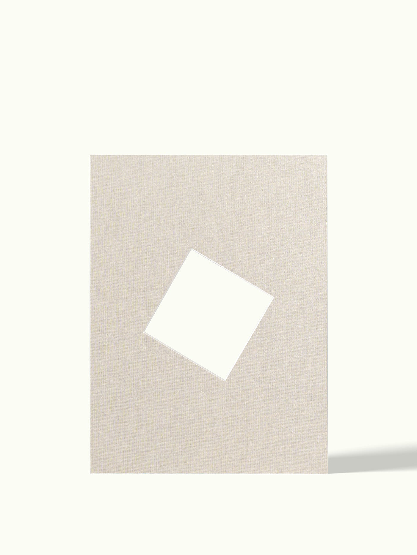 Schuine kubus, angled shape - passe-partout