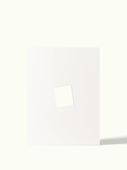 Schuine Polaroid Square - passe-partout