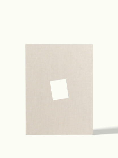 Schuine Polaroid Square - passe-partout