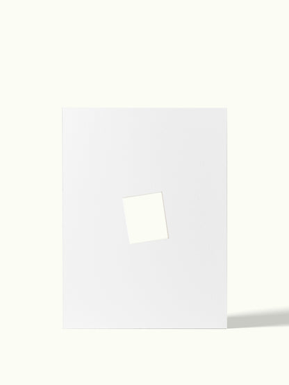 Schuine Polaroid Square - passe-partout