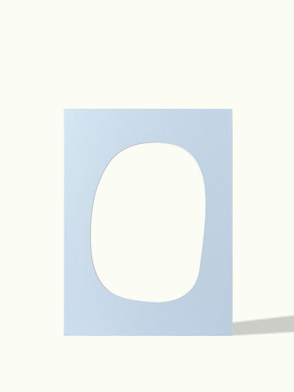 Asymmetrisch rond, organische vorm - passe-partout