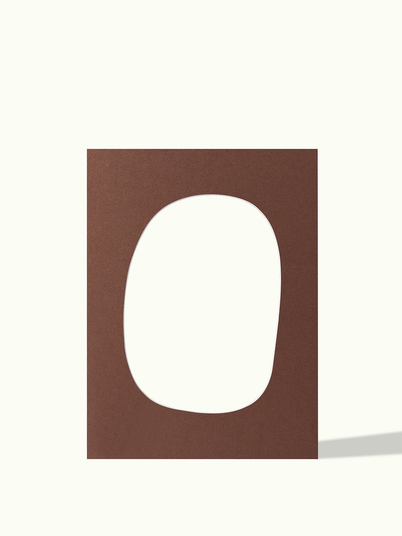 Asymmetrisch rond, organische vorm - passe-partout